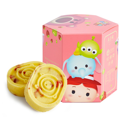 五芳斋绿豆糕卡通装(草莓味) &nbsp;25g*4枚/盒